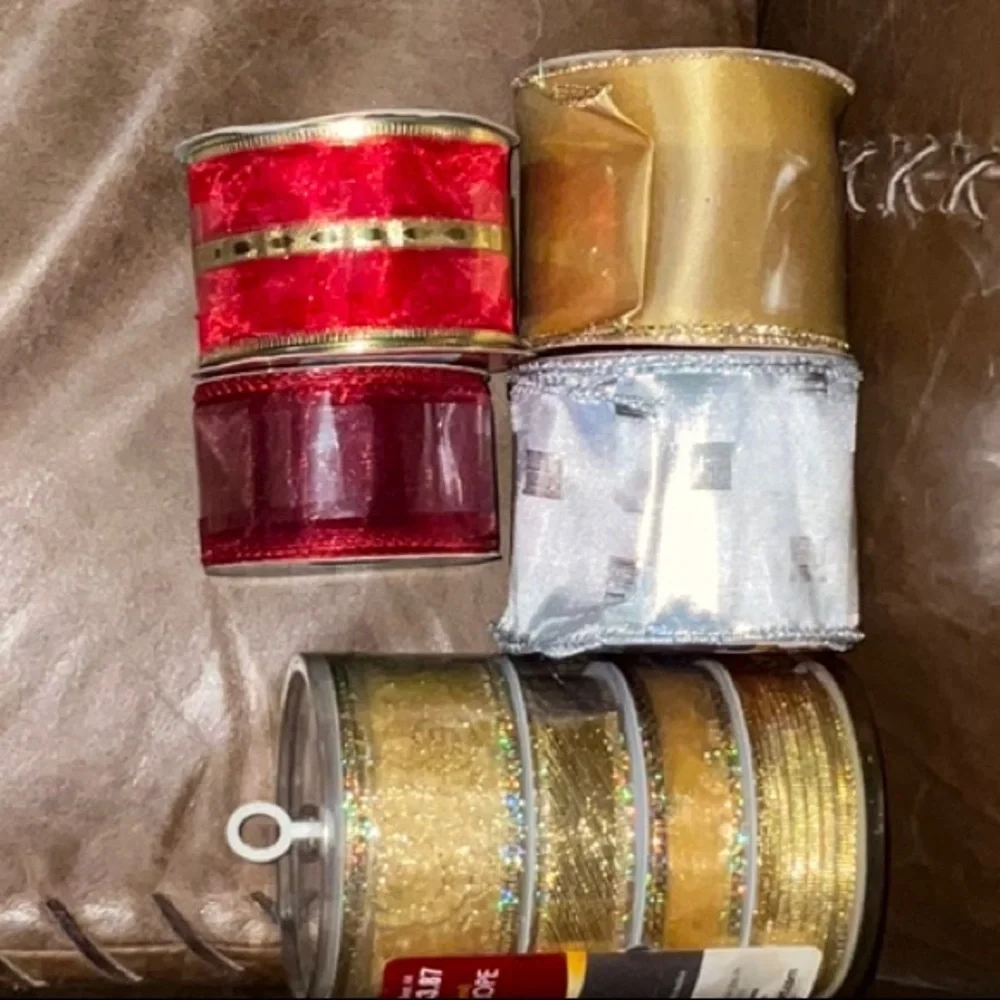 Assorted Decorative Ribbon Lot of 11 Unused